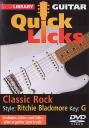 Quick Licks Richie Blackmore DVD cover; image courtesy of Lick Library