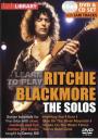 Learn to play Ritchie Blackmore - The Solos DVD cover; image courtesy of Lick Library