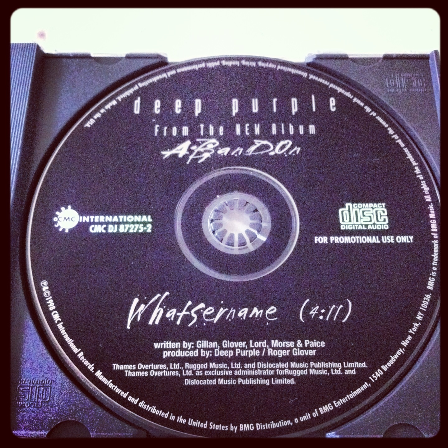 Whatsername promo single.