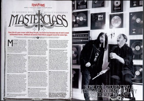 Matt Oliver interviews Ian Paice for Metal Hammer