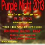 Purple Night 2013 poster