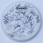 Drum head signed by GH