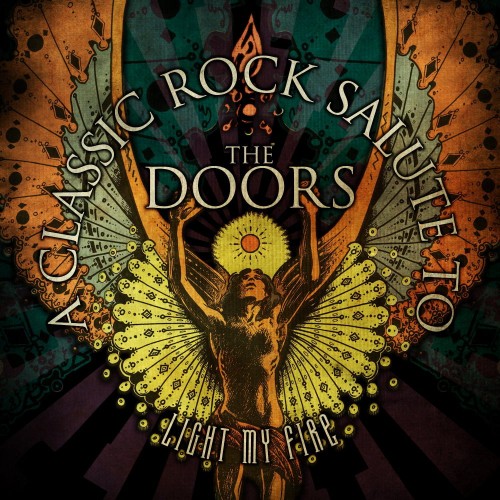 Classic Rock Salute to The Doors cover art; image courtesy of Cleopatra/Purple Pyramid