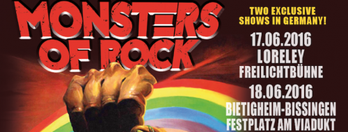 Monsters of Rock 2016 banner