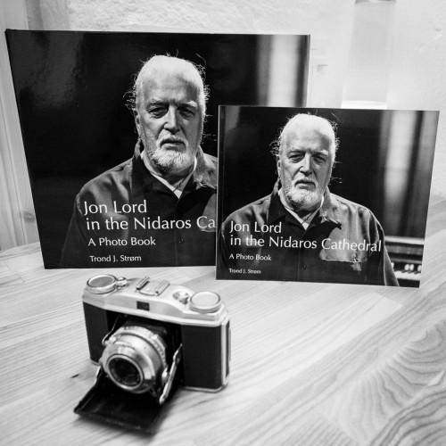 Jon Lord in the Nidaros Cathedral, phot book by Trond J. Strøm