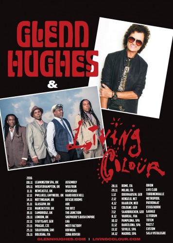 Glenn Hughes Euro 2016 tour flyer