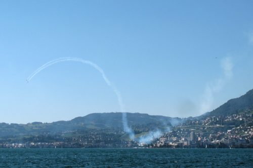 Lake Geneva flyby; photo © 2016 Axel Dauer