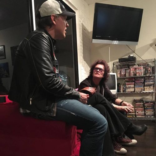 Joe Bonamassa and Glenn Hughes at Glenn's home in LA, Sep 5, 2016