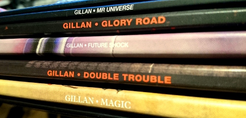 Gillan LP box spines