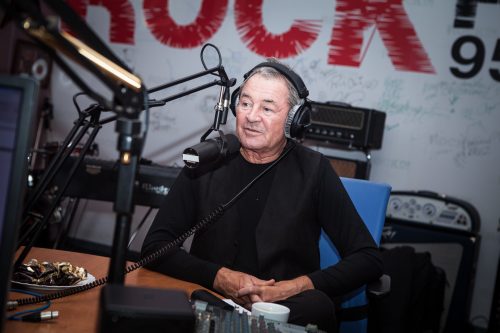 Ian Gillan in ROCK FM studio, Moscow, November 14, 2016