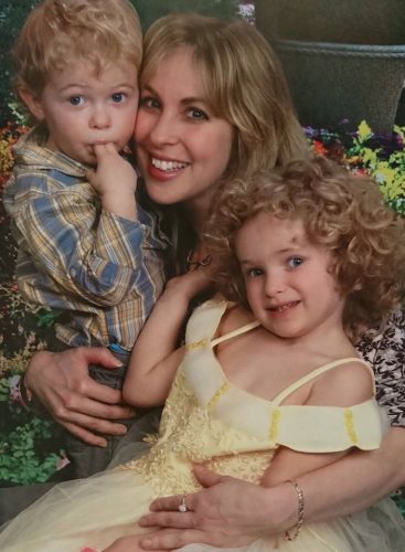 Candice Night and kids