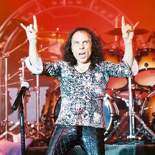 Ronnie James Dio, Big Flats NY, June 29 2002 photo &copy Nick Soveiko cc-by-nc-sa