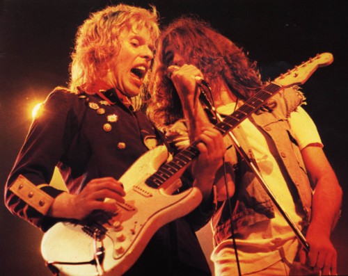 Bernie Torme and Ian Gillan; image courtesy of bernietorme.co.uk