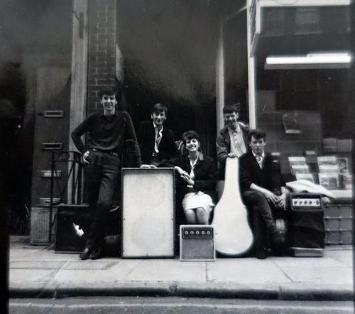 Episode Six outside Regent Sound studios in 1964