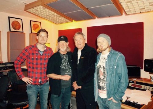 Gillan and Glover at Chameleon studios in Hamburg, November 2 2019