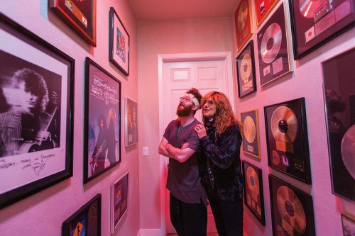 David and Jason Coverdale in their Reno recording studio