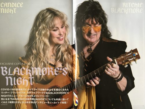 Blackmore's Night spread, Burrn! magazine, April 2021