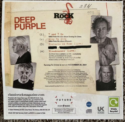 classic rock #295 promo cd