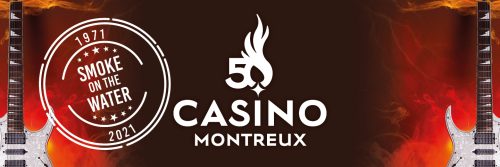casino montreux fire 50th anniversary banner