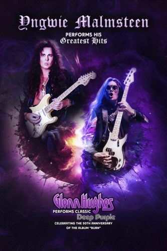 Glenn Hughes w/Yngwie Malmsteen US 2023 tour poster