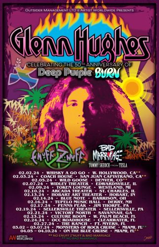 glenn hughes us tour 2024 poster