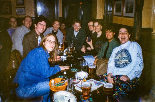 The first big amd-p gathering at a pub relatively close to the Brixton Academy, March 1996