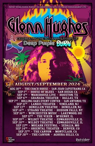 Glenn Hughes USA tour fall 2024