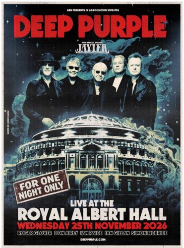 deep purple royal albert hall 2026 poster
