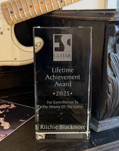 Ritchie Blackmore's Lifetime Achievement Award from the National GUITAR Museum