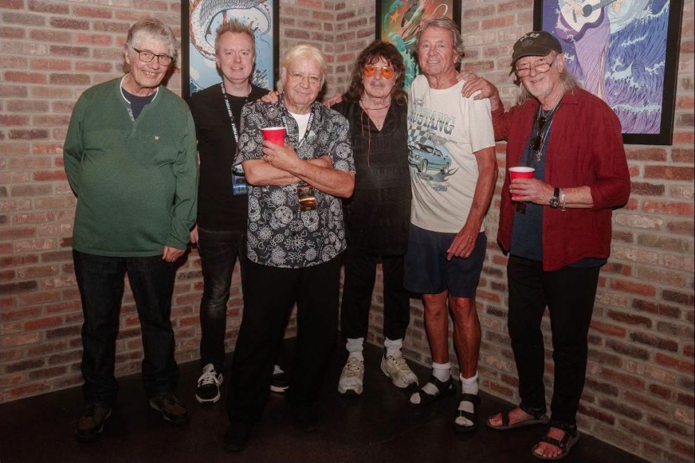 Deep Purple with Ritchie Blackmore backstage at the Jones Beach Theater, NY, August 12, 2026